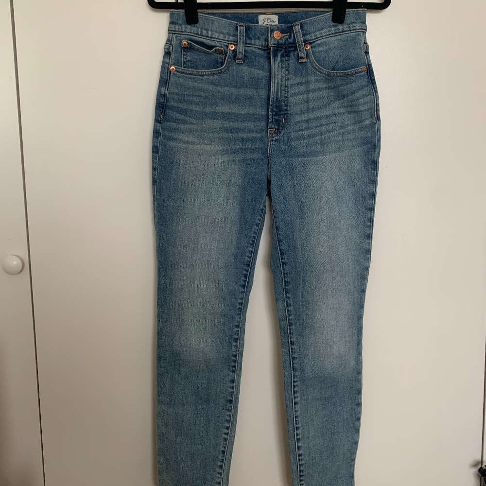 J.CREW CURVY TOOTHPICK JEAN